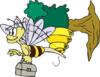 Bee Going To Work Clip Art